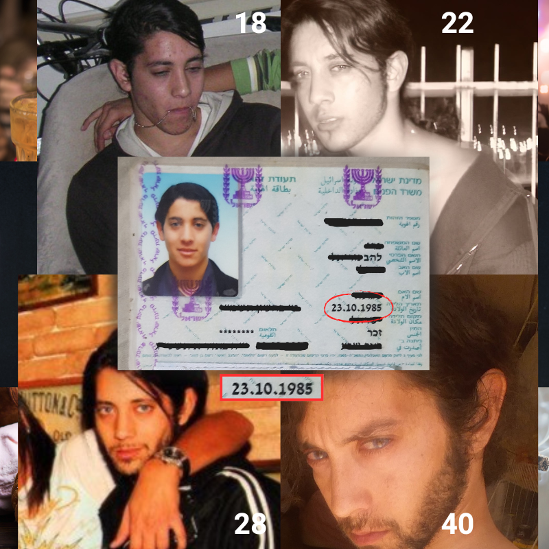 Symbolic collage illustrating nightlife, sweets, and smoking, representing old habits