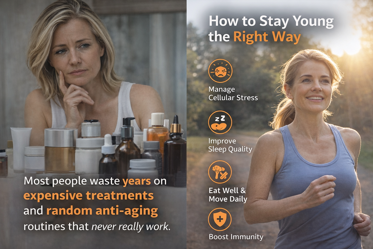 Most people waste years on things that never really change how they age.